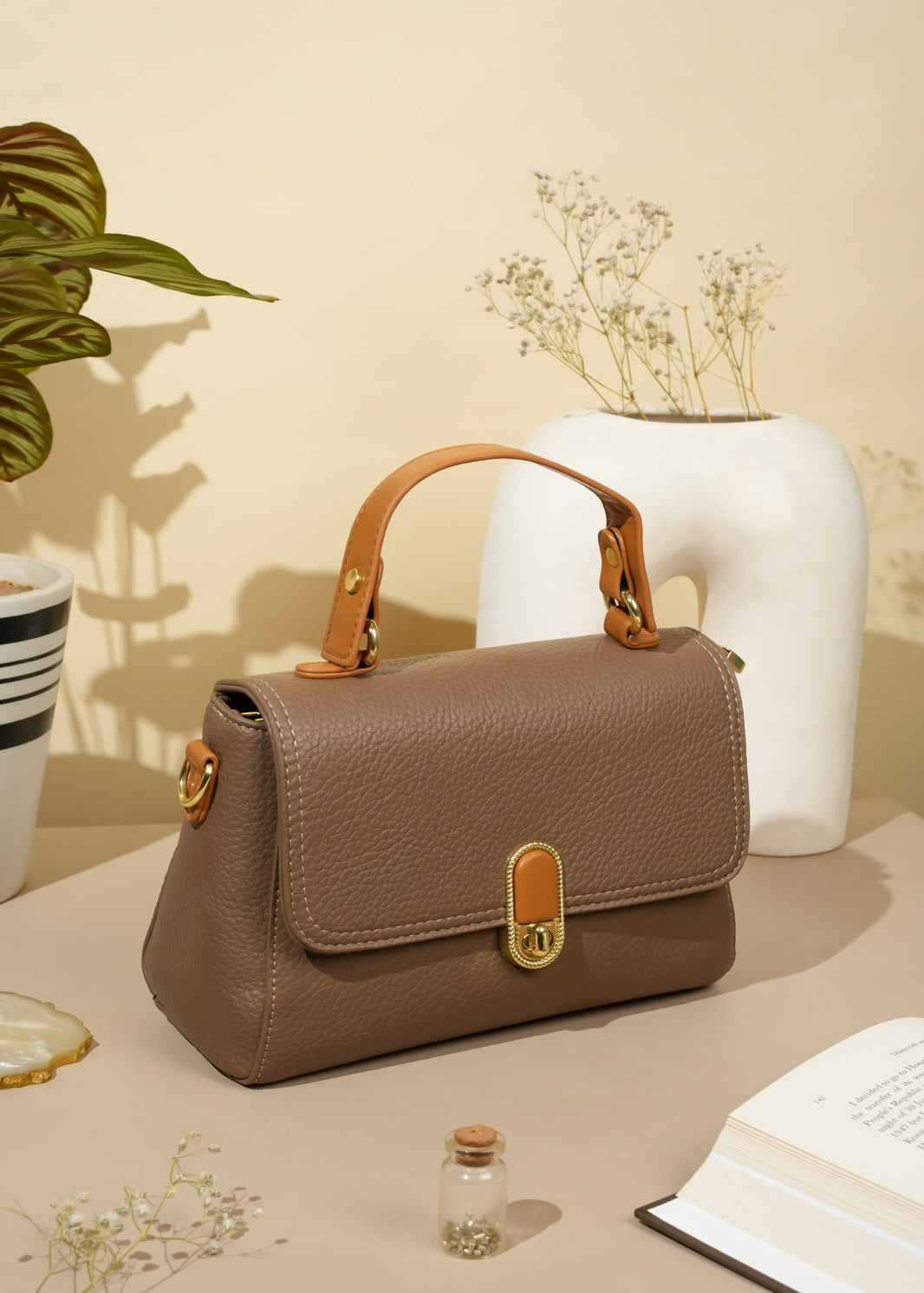 Camilla Beige Hand Bag