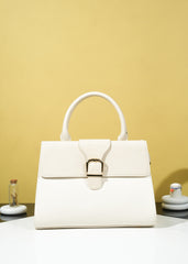Alessiana Buckle-Flap Handbag