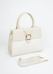 Alessiana Buckle-Flap Handbag