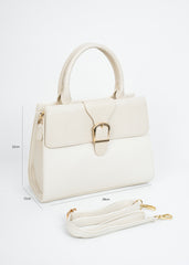 Alessiana Buckle-Flap Handbag