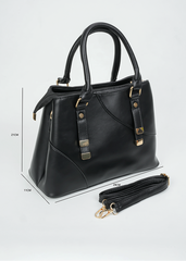 Emilia Black Handbag, Tote Bag