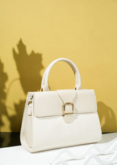 Alessiana Buckle-Flap Handbag