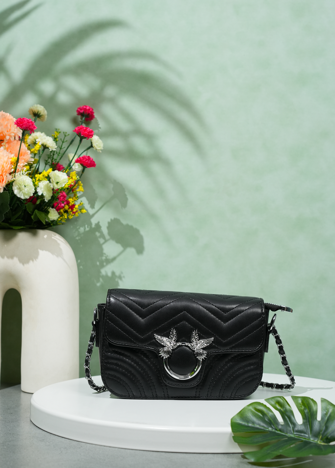 Wilhelmina Luxe Quilted Sling Bag