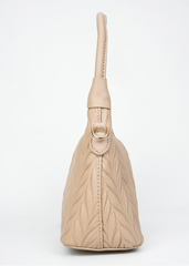 Greta Beige Hobo Bag
