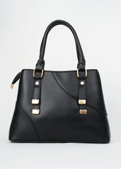Emilia Black Handbag, Tote Bag