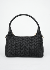 Anneliese Black Hobo Bag