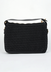 Hanna Midnight Black Shoulder Bag