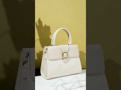 Alessiana Buckle-Flap Handbag