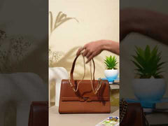 Clara Cognac Brown Sling Bag
